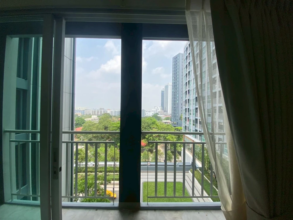 For rent: Lumpini Ville Chaeng Watthana-Pak Kret Station, 8th floor, central field view, washing machine included, great value, hurry and book now!