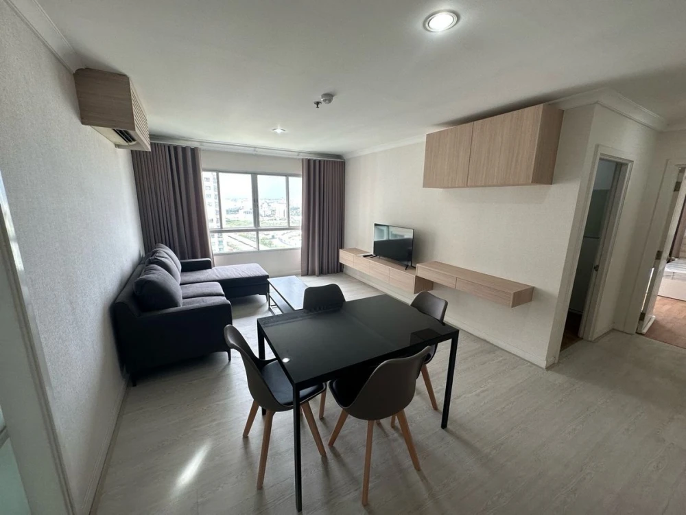 For rent: Lumpini Place Rama 9 - Ratchada, 27th floor, nice room, fully furnished, reserve now.