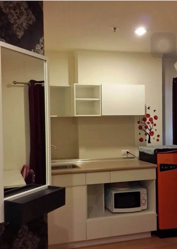 For rent, Lumpini Mega City Bangna, 1 bedroom, good wallpaper. Complete facilities, book now.