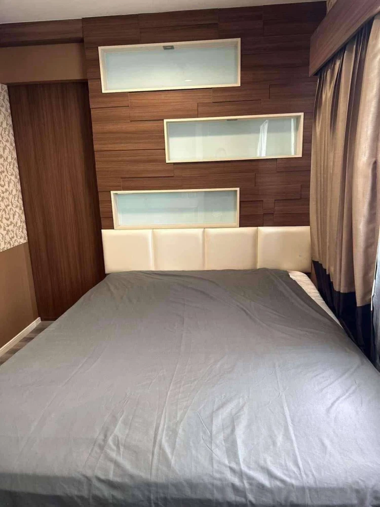 For rent: Lumpini Mega City Bangna, 2 bedrooms, 2 bathrooms, 45 sq m, 7th floor, garden view, fully furnished + complete electrical appliances, ready