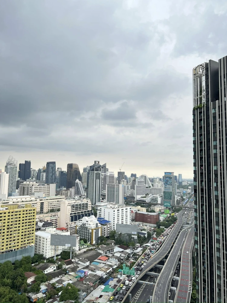 For rent, Wittayu Complex, 29th floor, very high, spacious room, pet friendly, animal lovers must not miss, must book.