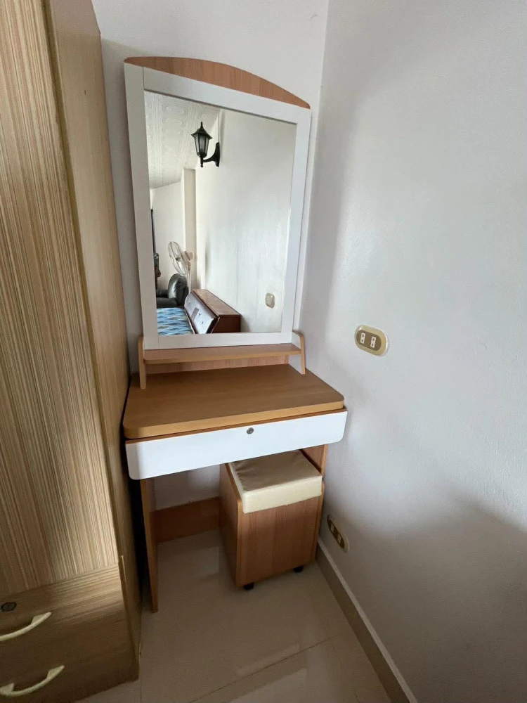 For rent, Jomtien Sea View Condominium 1, sea view, complete electrical appliances, convenient transportation, can't you afford to reserve it?