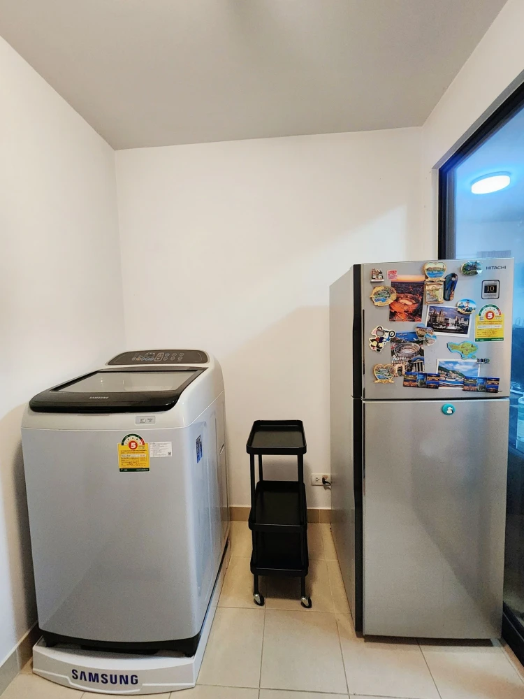 For rent Supalai Cute Ratchayothin-Phahon Yothin 34, spacious room, north facing, corner room, not attached to anyone's room, garden view, book now