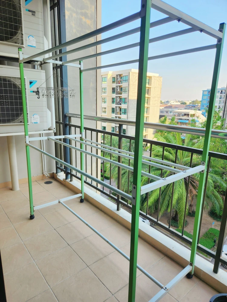 For rent Supalai Cute Ratchayothin-Phahon Yothin 34, spacious room, north facing, corner room, not attached to anyone's room, garden view, book now