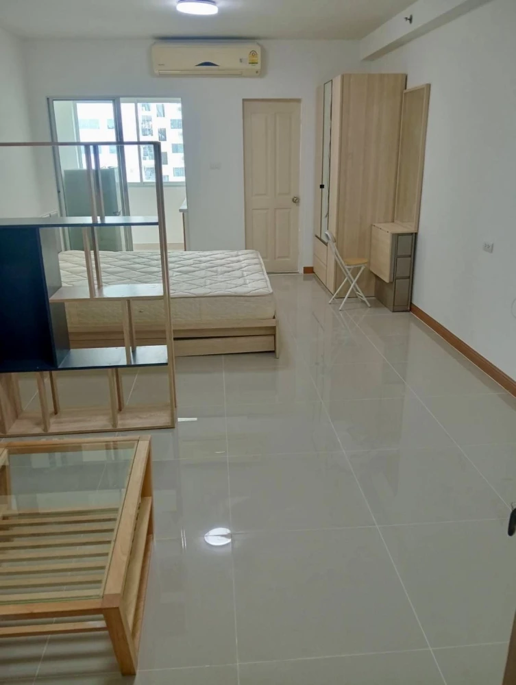 For rent: Supalai Park Kaset, 12th floor, Building B, spacious room, comfortable, not cramped, reserve now, don't hesitate.