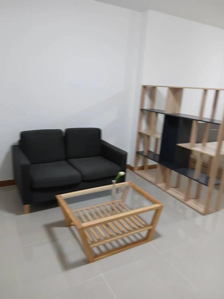 For rent: Supalai Park Kaset, 12th floor, Building B, spacious room, comfortable, not cramped, reserve now, don't hesitate.