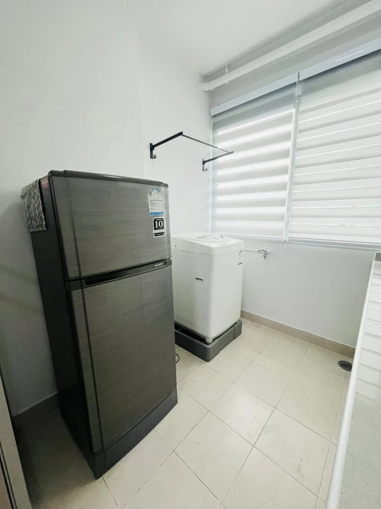 For rent: Supalai Park Kaset, Studio room, digital lock, convenient, safe, high floor, beautiful night view, reserve now!