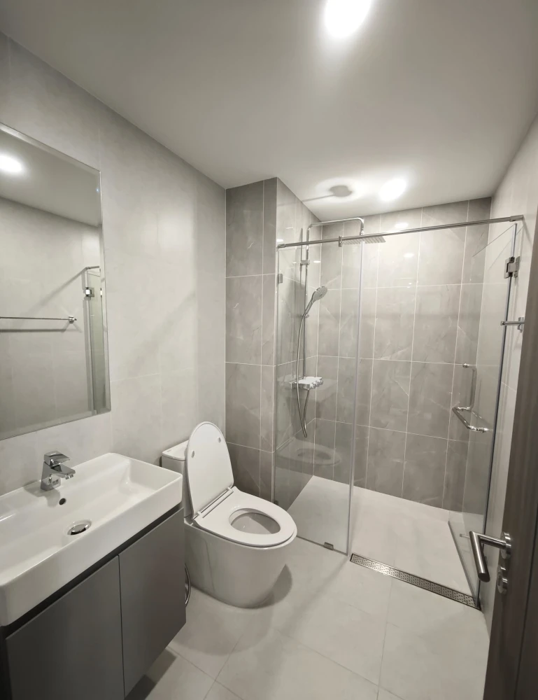 For rent Supalai Premier Samsen - Ratchawat, a room with a lot of usable space, simply decorated, nice to live in, furniture + electrical appliances,
