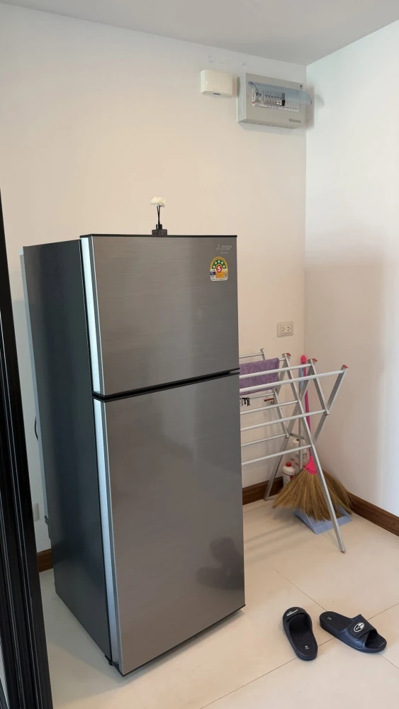 For rent, Supalai Premier Charoennakorn, high floor, beautiful view, empty room, tangible price. If interested, hurry up to reserve.
