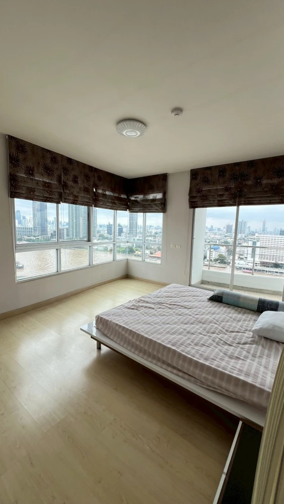 For rent: Supalai River Place Charoen Nakhon, high floor, ready to move in, fully furnished, reserve now before it's too late+++