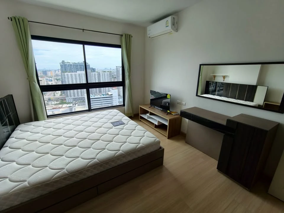 For rent, Supalai Loft Talat Phlu, 33rd floor, beautiful view, fully furnished. Hurry and reserve now.