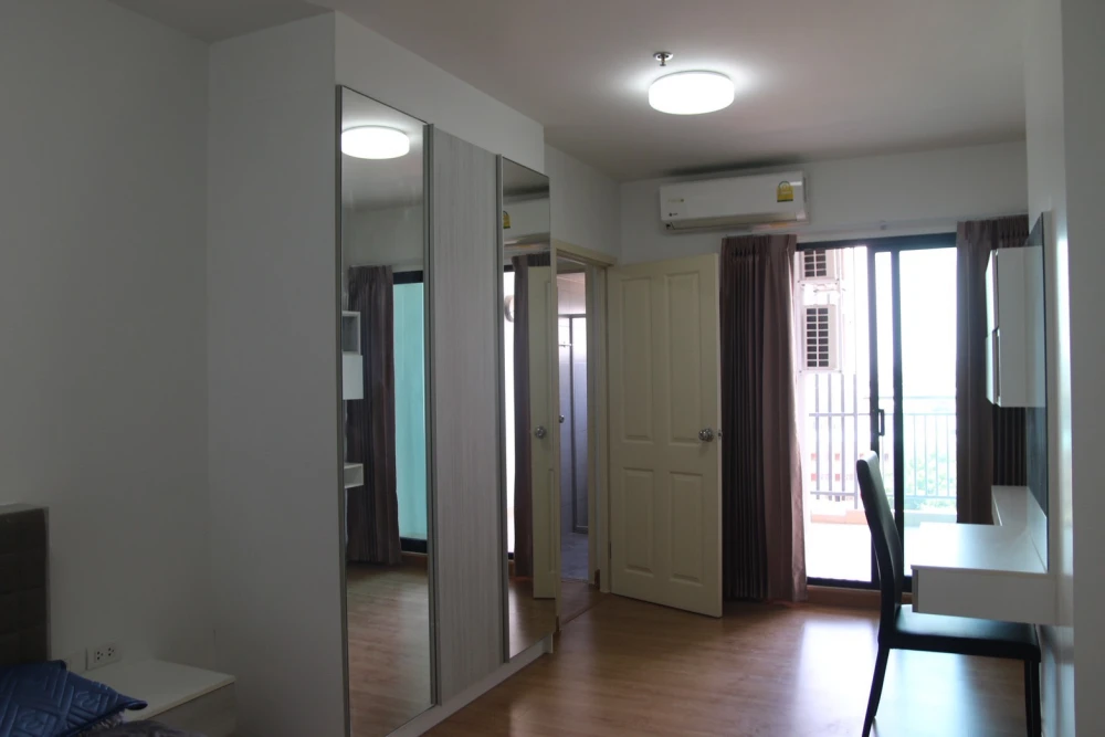 For rent, Supalai Loft Chaengwattana, spacious room, 9th floor, unblocked view, complete electrical appliances. Book now quickly.