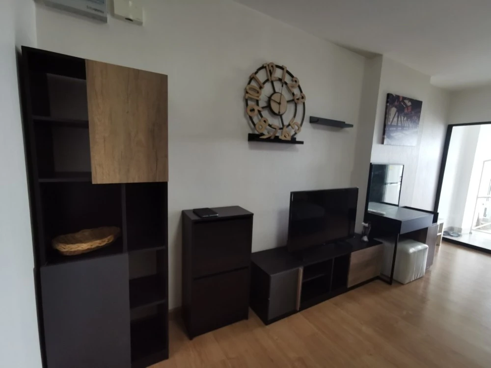 For rent Supalai Loft Chaengwattana, studio room, 33 sq m, 21st floor, back view, book first, get it first.