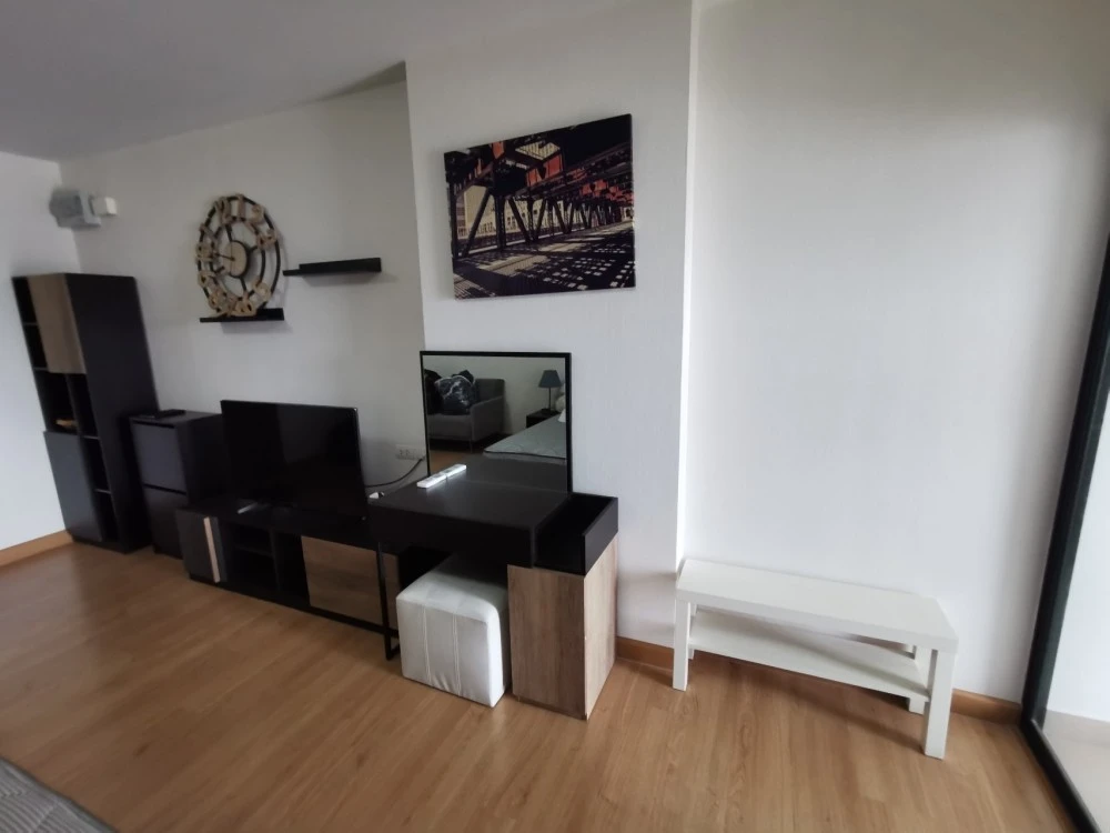 For rent Supalai Loft Chaengwattana, studio room, 33 sq m, 21st floor, back view, book first, get it first.