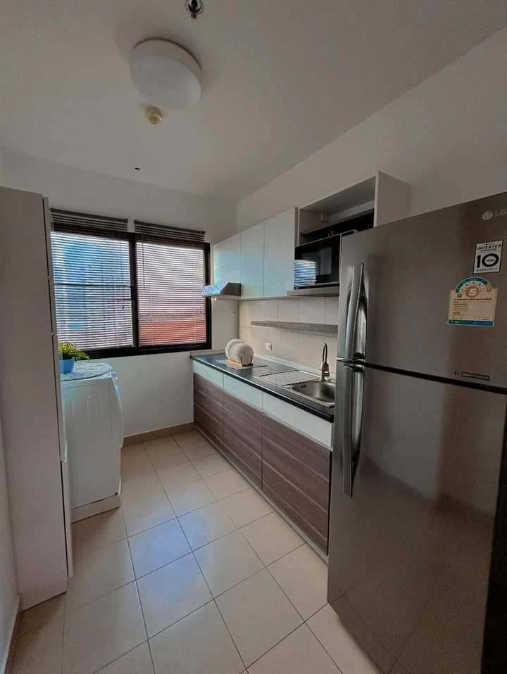 For rent, Supalai Loft Chaengwattana, room ready to move in. Usable space remaining Great price Let me tell you, don't miss it.