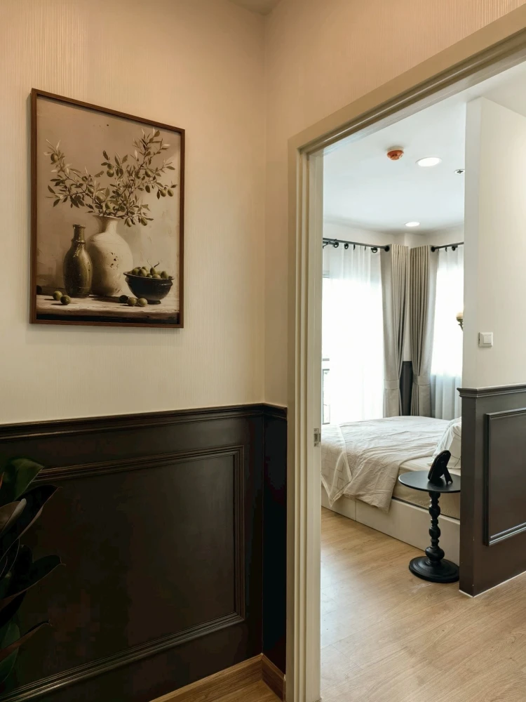 For rent: Supalai Vista, Pak Kret Intersection, 14th floor, corner room, not hot, beautiful open view in every direction, stylishly decorated, very li
