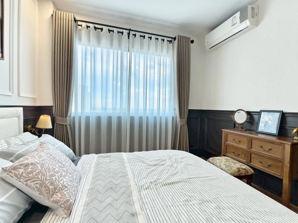 For rent: Supalai Vista, Pak Kret Intersection, 14th floor, corner room, not hot, beautiful open view in every direction, stylishly decorated, very li
