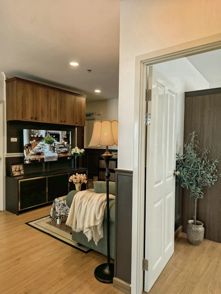 For rent: Supalai Vista, Pak Kret Intersection, 14th floor, corner room, not hot, beautiful open view in every direction, stylishly decorated, very li
