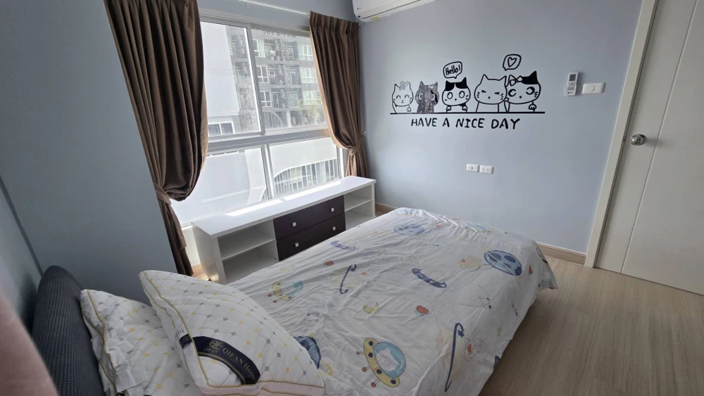 For rent Supalai Veranda Phasi Charoen Station, spacious room, worth the usable area, hurry and book before you miss the opportunity.