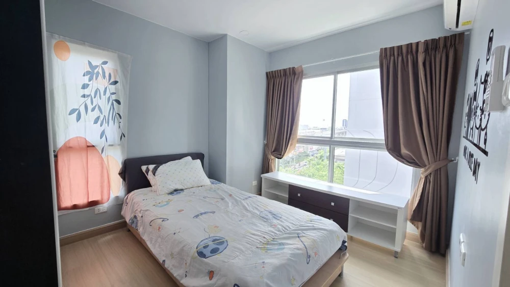 For rent Supalai Veranda Phasi Charoen Station, spacious room, worth the usable area, hurry and book before you miss the opportunity.