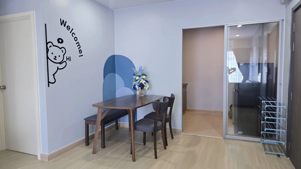 For rent Supalai Veranda Phasi Charoen Station, spacious room, worth the usable area, hurry and book before you miss the opportunity.