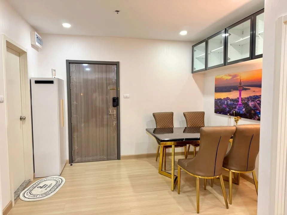For rent Supalai Veranda Sukhumvit 117, 1 bedroom, 1 multipurpose room, large corner room, great view, book now