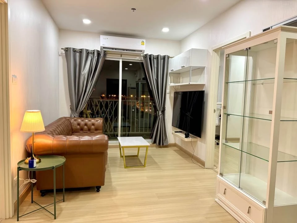 For rent Supalai Veranda Sukhumvit 117, 1 bedroom, 1 multipurpose room, large corner room, great view, book now