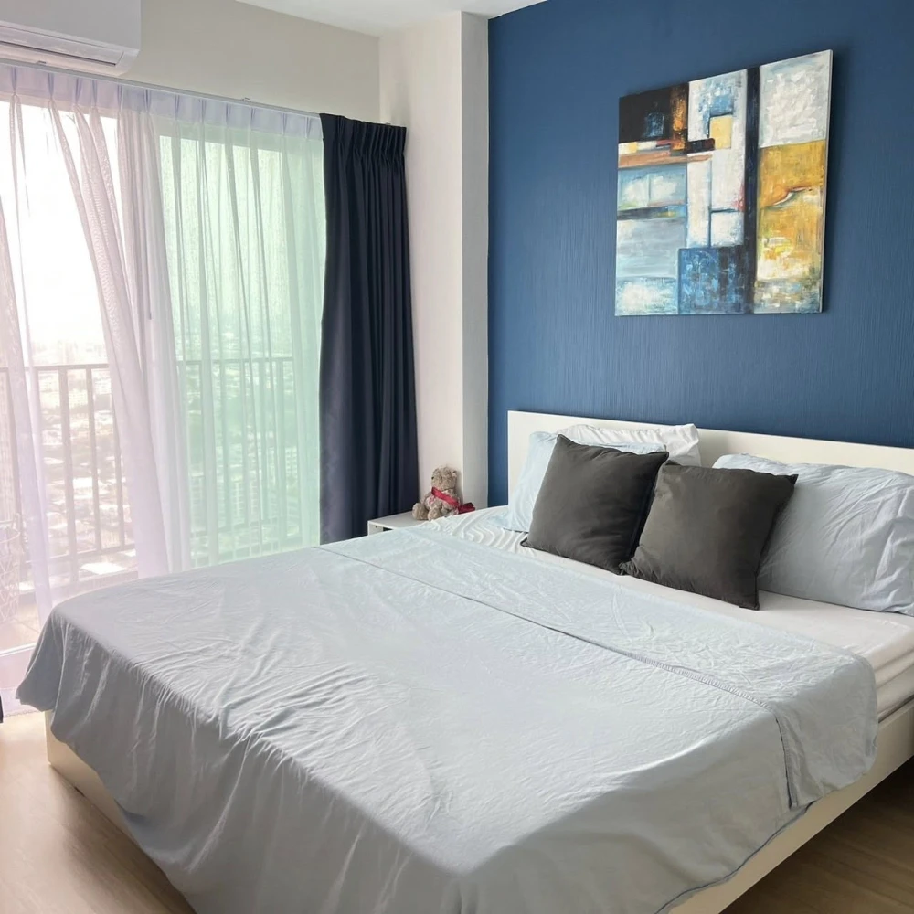 For rent Supalai Veranda Sukhumvit 117, spacious room, comfortable, high floor, fully furnished, book now, don't miss out+++