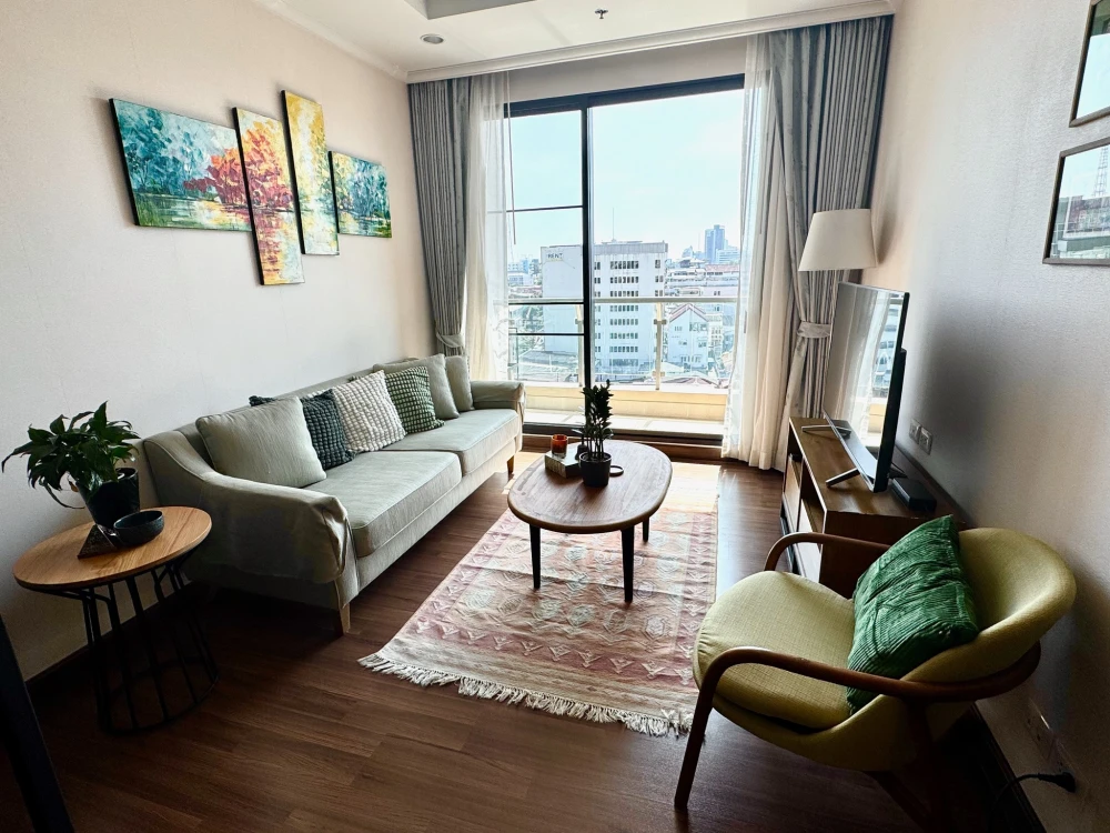 For rent: Supalai Elite Sathorn-Suanplu, 8th floor, open view, fully furnished + electrical appliances, ready to move in