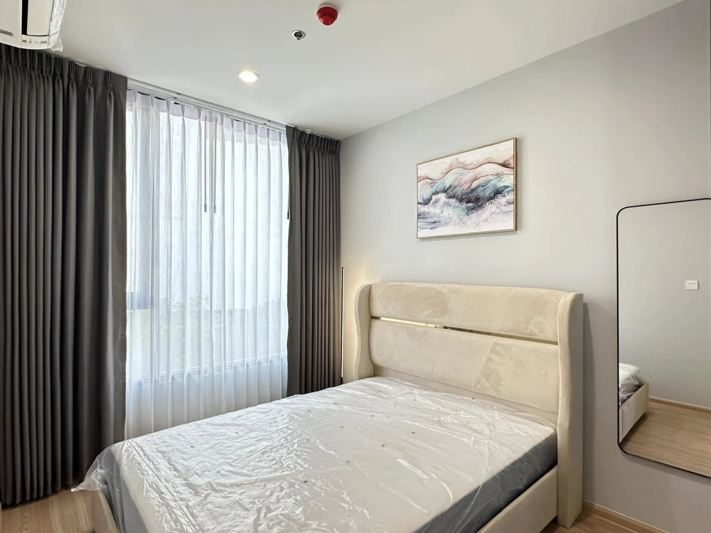 For rent: Skyrise Avenue Sukhumvit 64, 3rd floor, Building D, 2 bedrooms, warm atmosphere, very livable, very worth booking.