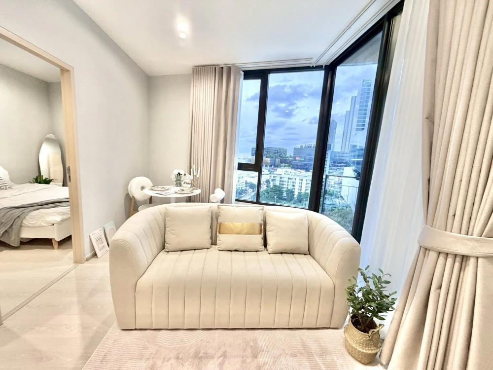 For rent: Skyrise Avenue Sukhumvit 64, fully furnished apartment with complete amenities. Book now, don't miss out!