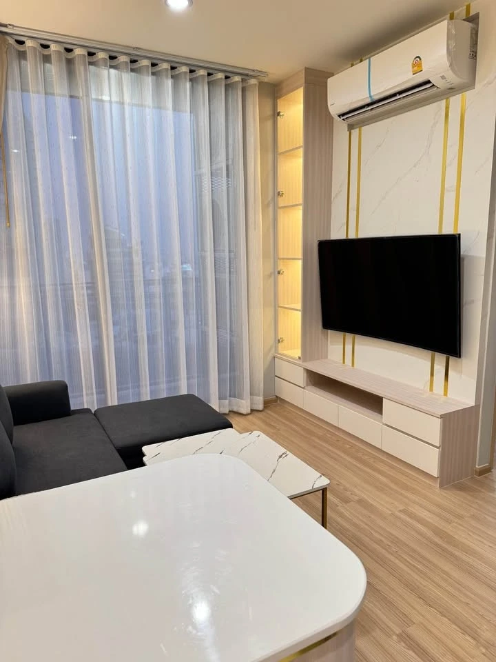 For rent: Skyrise Avenue Sukhumvit 64, corner room, high floor, beautiful view, quiet, no blocked view, fully furnished in every area