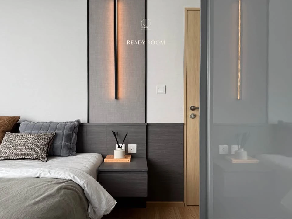 For rent: Skyrise Avenue Sukhumvit 64, room on the highest floor, fully furnished with built-in furniture, very beautiful, first come first served.