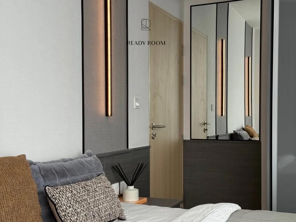 For rent: Skyrise Avenue Sukhumvit 64, room on the highest floor, fully furnished with built-in furniture, very beautiful, first come first served.