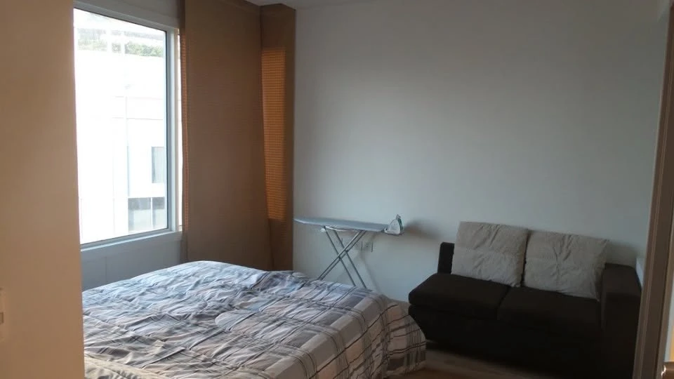 For rent Siri at Sukhumvit, high floor, excellent view, street view, Front corner, fully furnished, move in now, don't hesitate.