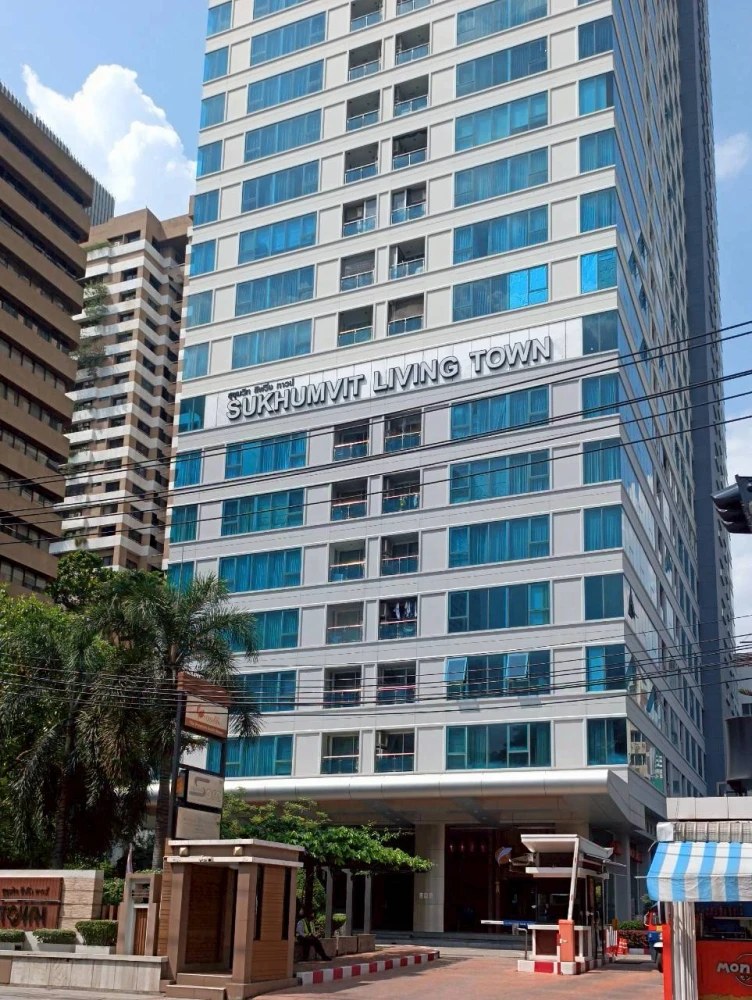 For rent, Sukhumvit Living Town, 1 bedroom, 1 bathroom, fully furnished + electrical appliances, book now.