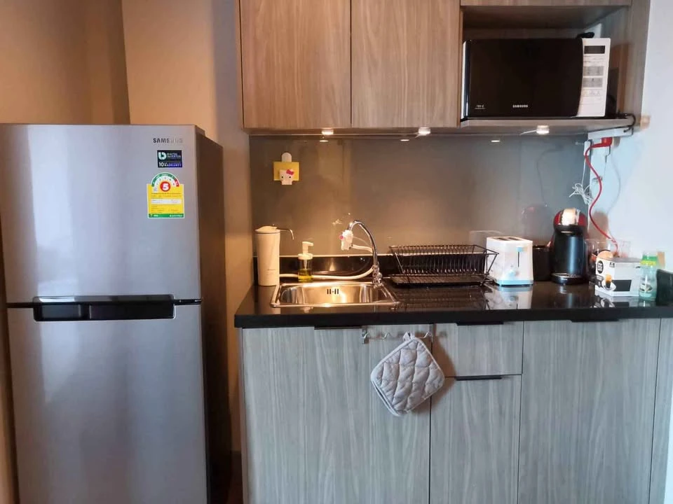 Studio apartment for rent at Chapter One Midtown Ladprao 24, fully furnished. Don't miss out!