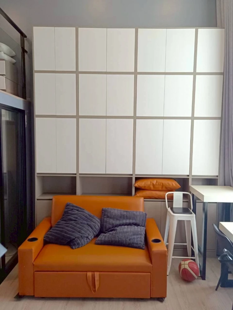 For rent: Origin Plug & Play Nonthaburi Station, Duplex room, spacious and comfortable, with amenities, book now.