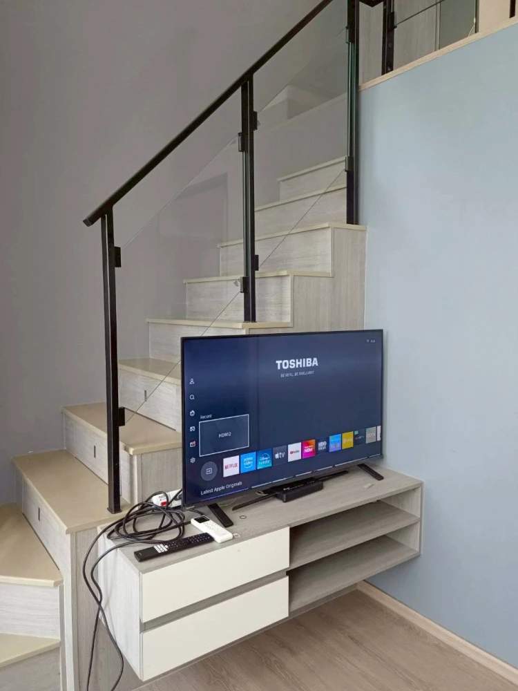 For rent: Origin Plug & Play Nonthaburi Station, Duplex room, spacious and comfortable, with amenities, book now.