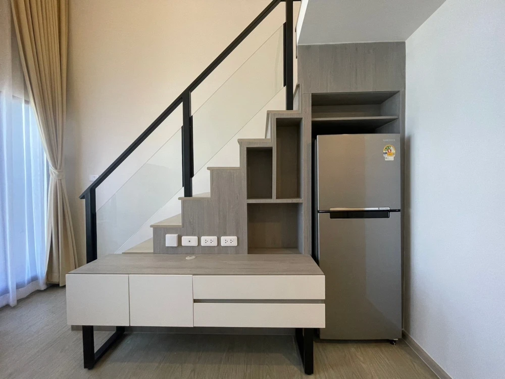 For rent!! Origin Plug & Play Ramkhamhaeng Triple Station Duplex room, 21st floor, brand new room, don't miss it!!