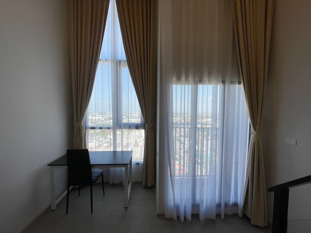 For rent!! Origin Plug & Play Ramkhamhaeng Triple Station Duplex room, 21st floor, brand new room, don't miss it!!