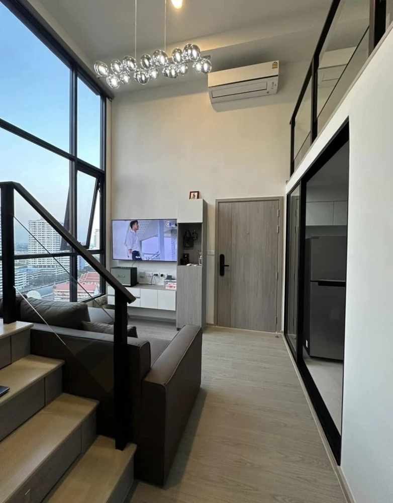 For rent: Origin Plug & Play Ramkhamhaeng Triple Station, corner room, high ceiling, beautiful city view, book now
