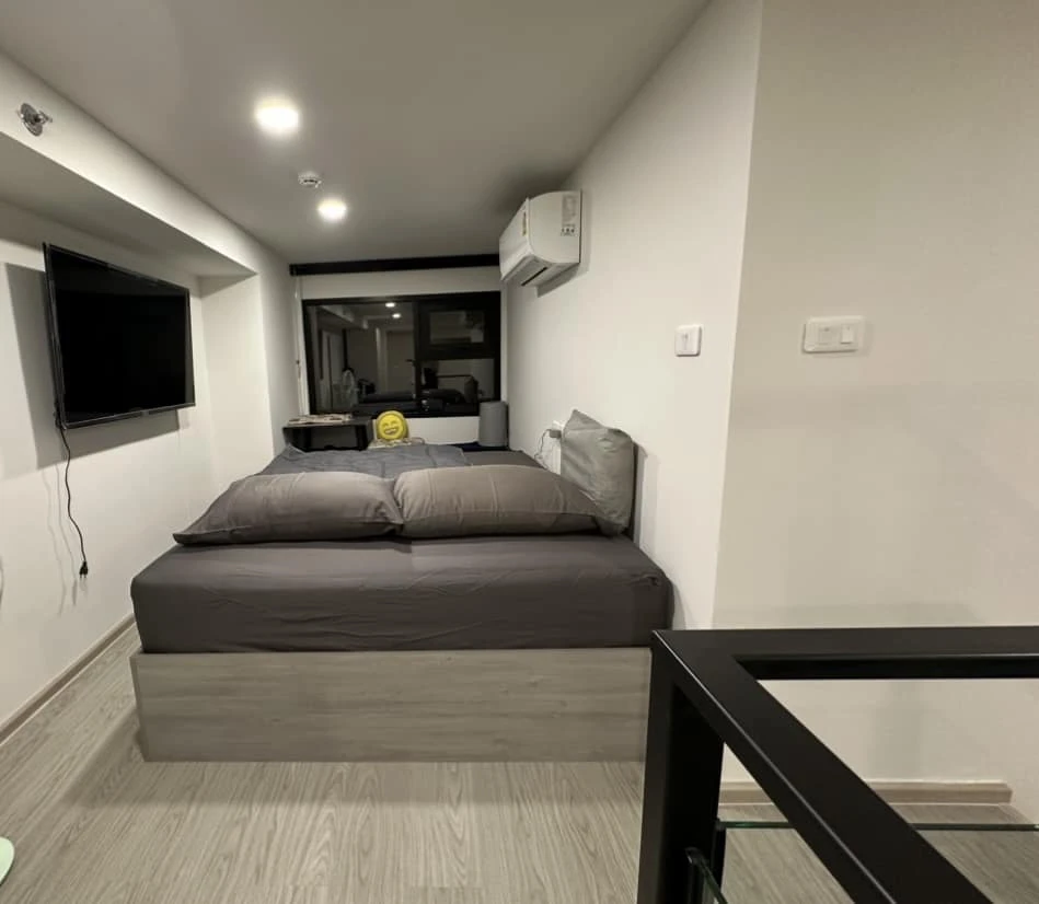 For rent: Origin Plug & Play Ramkhamhaeng Triple Station, corner room, high ceiling, beautiful city view, book now