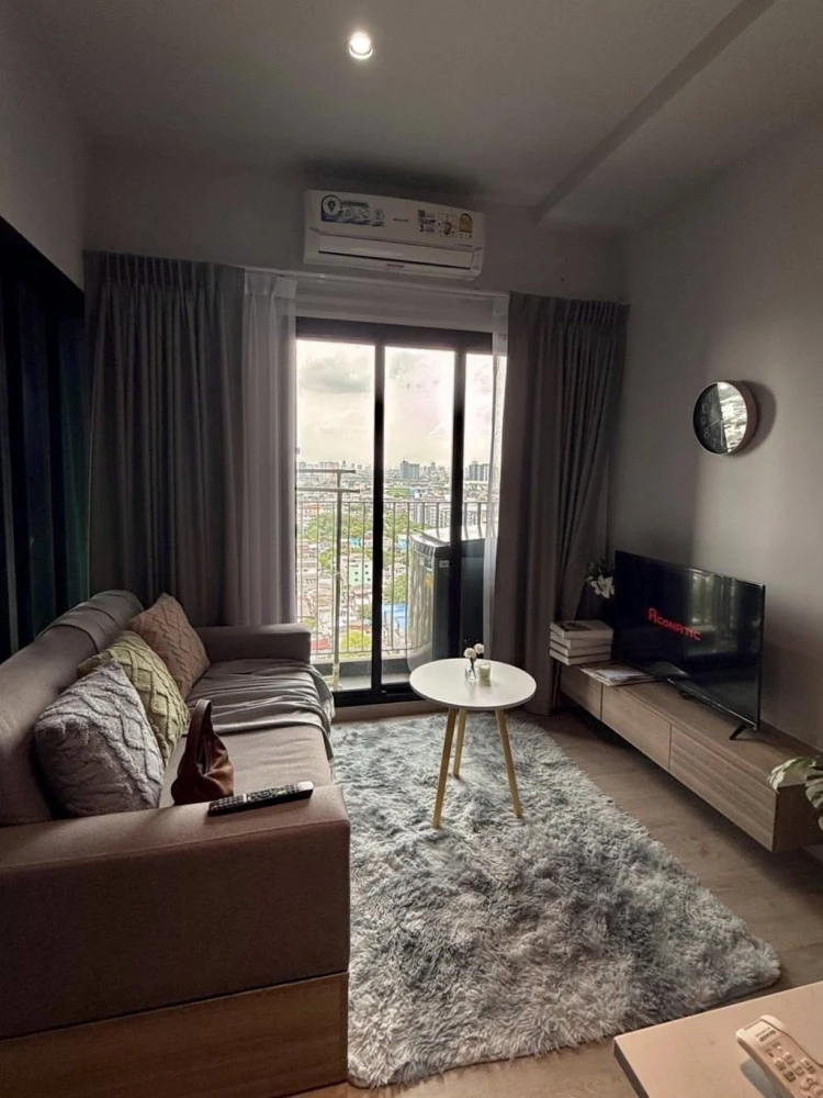 For rent: Altitude Unicorn Sathorn-Tha Phra, ready to move in, fully furnished, reserve now.