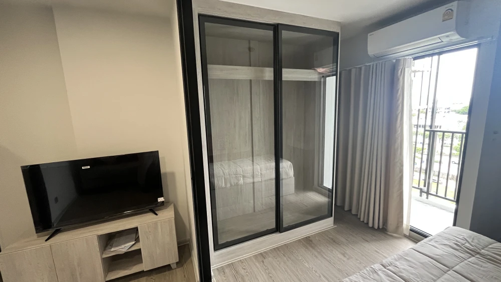 For rent!! Kev Seed Kaset, 8th floor, Building B, fully furnished, ready to move in, hurry to book now!!