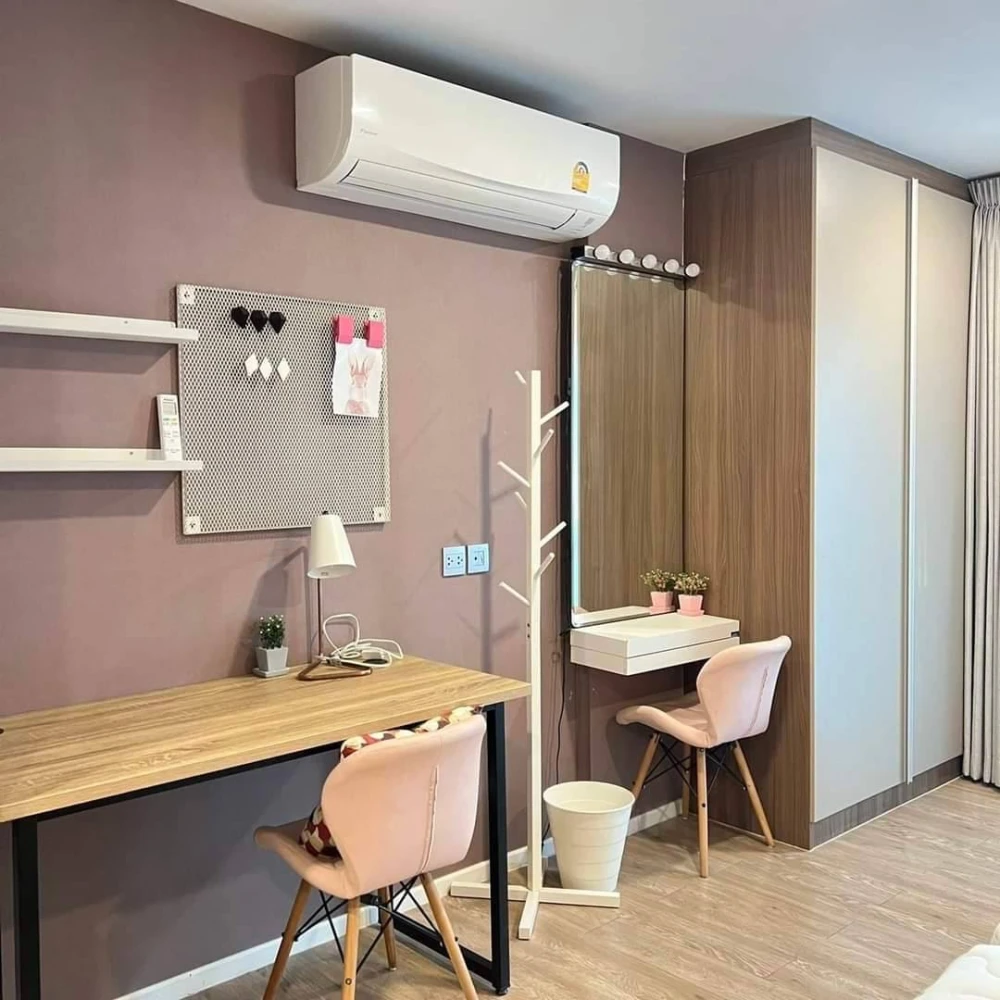 For rent: Cave Town Space, 4th floor, garden view, fully furnished room, ready to move in. Book now, don't miss out, hurry!