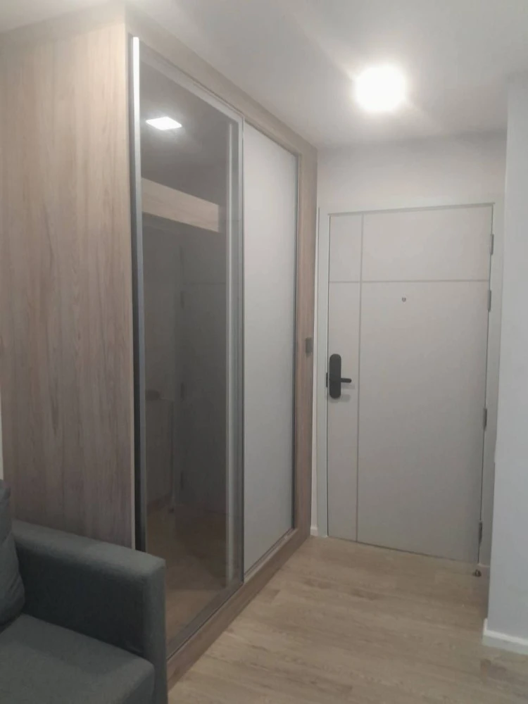 For rent: Cave Town Colony, Building D, 6th floor, fully furnished with electrical appliances, washing machine included, ready to move in.