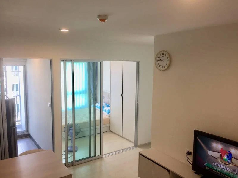 For rent: The Kith Plus Phahonyothin-Khu Khot, 6th floor, Building B, north facing, no sunlight, fully furnished, appliances included, reserve now!