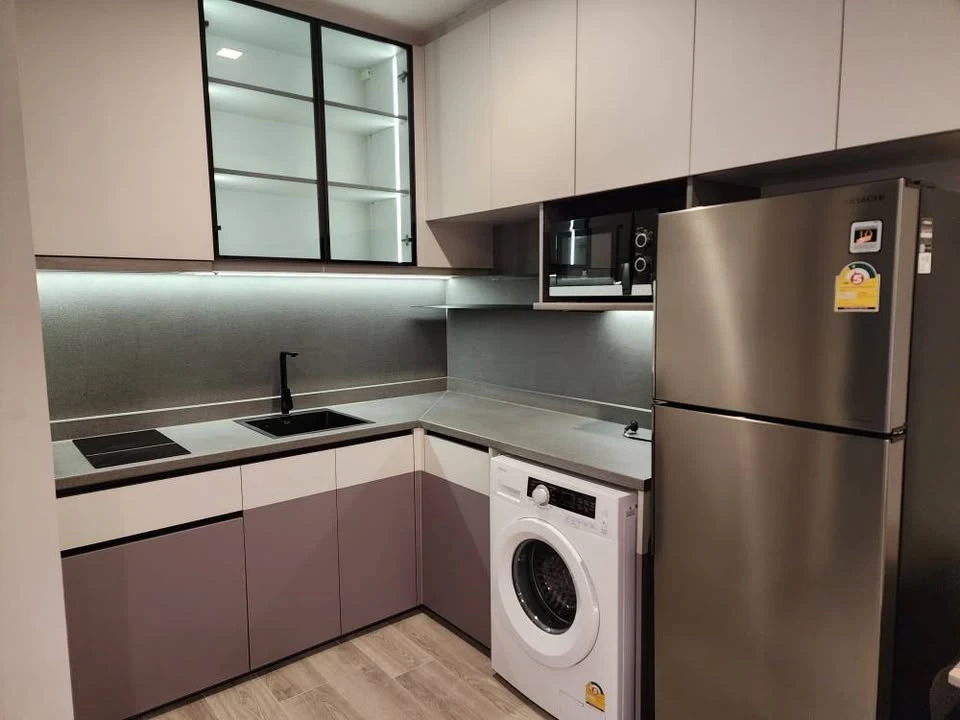 For rent: The Key Rama 3, 12th floor, beautiful room, fully furnished, book now, don't wait.