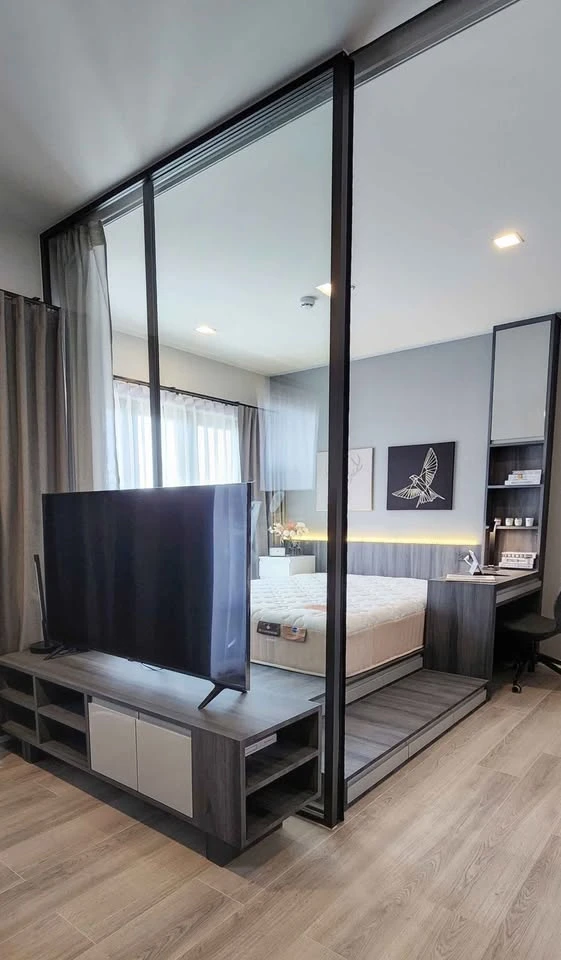 For rent!! The Key Rama 3, 17th floor, river view, beautiful room, fully furnished, ready to move in. Reserve now!!